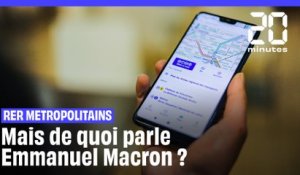 Emmanuel Macron annonce le développement de RER métropolitains