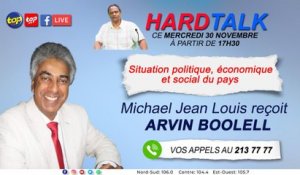 HardTalk : Situation politique, économique et social du pays: tour d’horizon avec le Dr Arvin Boolell.