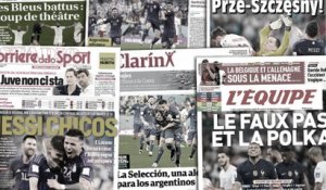 Le raté des Bleus contre la Tunisie fait jaser la presse française, toute l'Europe s'enflamme pour l'Argentine