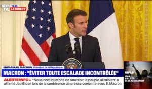 Climat: Les États-Unis et la France vont "bâtir des solutions de financement innovantes pour aider les pays émergents et les plus fragiles", annonce Emmanuel Macron