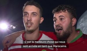 Maroc - Joie et fierté dans le camp marocain