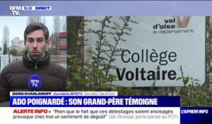 Adolescent de 13 ans poignardé: le collégien avait déjà subi une agression dans son établissement précédent, selon son grand-père