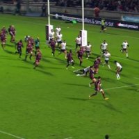TOP 14 - Essai de Jean-Baptiste DUBIÉ (UBB) - Union Bordeaux-Bègles - CA Brive - Saison 2022:2023