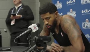 Clippers - George : "J'ai fait une tonne de travail"