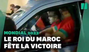 Même le roi du Maroc est sorti fêter la victoire contre l’Espagne