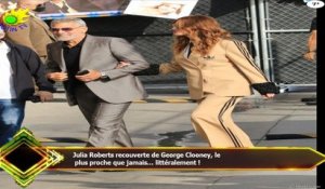 Julia Roberts recouverte de George Clooney, le  plus proche que jamais... littéralement !