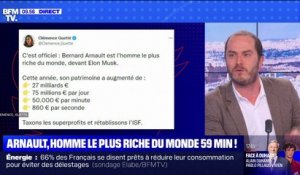 Le Français Bernard Arnault redevient l'homme le plus riche du monde... pendant 59 minutes!