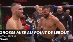 La mise au point de Mickael Lebout après sa victoire face à Karl Amoussou  - MMA ARES 10