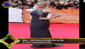 Avatar 2 : Kate Winslet renversante dans une robe  de 7 ans à l'avant-première du film