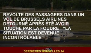 La révolte des passagers dans un vol de Brussels Airlines a détourné après avoir été touché par la f