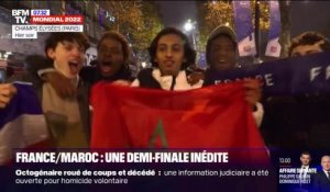 Mondial 2022: la joie des Français et Marocains avant la demi-finale entre les deux nations