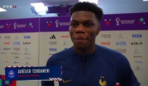 La réaction d'Aurélien Tchouaméni après France - Angleterre I FFF 2022