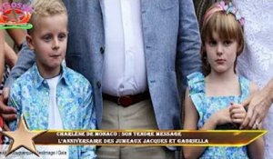 Charlène de Monaco : son tendre message  l’anniversaire des jumeaux Jacques et Gabriella