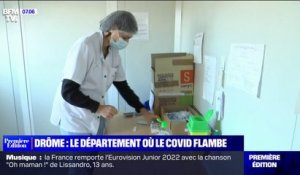 Covid-19: la Drôme, département le plus touché par l'épidémie