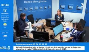 12/12/2022 - Le 6/9 de France Bleu Gironde en vidéo