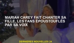 Mariah Carey fait chanter sa fille, les fans époustouflés par sa voix