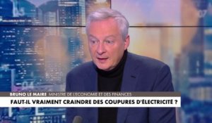 Bruno Le Maire : «Je pense que nous sommes sur la bonne voie pour éviter des coupures d’électricité cet hiver»