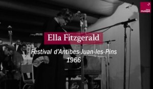 Ella Fitzgerald en 1966 à Antibes Juan-les-Pins