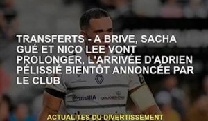 Transferts - À Brive, Sacha Gué et Nico Lee s'étendront, l'arrivée d'Adrien Pélissié a rapidement an