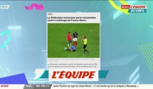 La Fédération marocaine porte réclamation contre l'arbitrage de France-Maroc - Foot - CM 2022