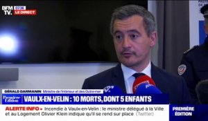 Incendie à Vaulx-en-Velin: Gérald Darmanin confirme un bilan de 10 morts et annonce se rendre sur place