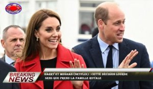 Harry et Meghan (Netflix) : cette décision lourde  sens que prend la famille royale