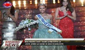 Miss France 2023 : Diane Leyre évite la  juste après le sacre de Miss Guadeloupe