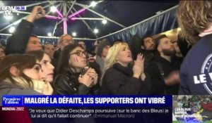 Mondial 2022: malgré la défaite, la fierté des supporters français