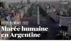 L'Argentine fête sa victoire à la Coupe du Monde 2022 dans les rues de Buenos Aires