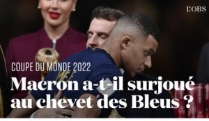 Ces 3 moments où Macron s'est montré trop familier selon les internautes après la défaite des Bleus