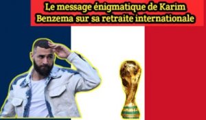 Karim Benzema annonce sa retraite internationale