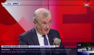 François Villeroy de Galhau, gouverneur de la Banque de France: "On devrait avoir une croissance de 2,6% en 2022"