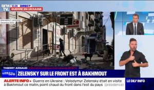 Guerre en Ukraine: le président Volodymyr Zelensky se rend à Bakhmout