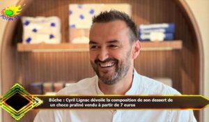 Bûche : Cyril Lignac dévoile la composition de son dessert de  un choco praliné vendu à partir de 7