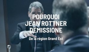 Jean Rottner quitte la présidence de la région Grand Est