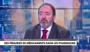 François Braun, sur la pénurie de médicaments : «En France, nous surprescrivons des antibiotiques»