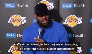 Lakers - James : "Ne jamais perdre cet esprit de compétiteur"