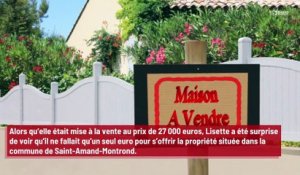 Une femme achète une maison contre un euro symbolique !