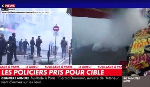 Fusillade à Paris : Regardez les forces de l'ordre qui font usage du gaz lacrymogène, après l'intervention du ministère de l'Intérieur, alors que des manifestants kurdes font état de leur colère