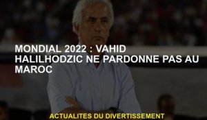 Mondial 2022: Vahid Halilhodzic ne pardonne pas le Maroc