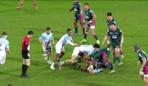 TOP 14 - Essai de Emilien GAILLETON (SP) - Section Paloise - Aviron Bayonnais - Saison 2022:2023