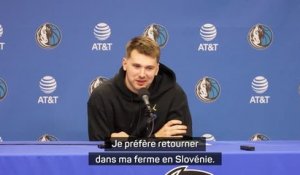 Mavericks - Doncic : "Je préfère retourner dans ma ferme en Slovénie"