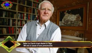John Le Carré s’est éteint à l’âge  89 ans à cause d’une pneumonie