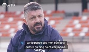 Valence - Gattuso : “On mériterait 4 ou 5 points de plus au classement”