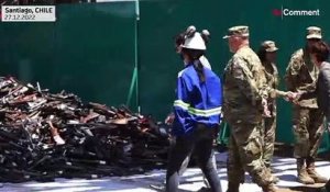 Chili : plus de 17 000 armes confisquées ou volontairement apportées détruites