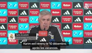 Real Madrid - Ancelotti : "Karim va bien"