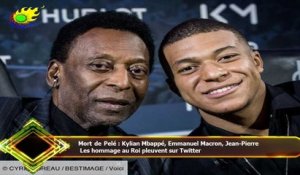 Mort de Pelé : Kylian Mbappé, Emmanuel Macron, Jean-Pierre  Les hommage au Roi pleuvent sur Twitter