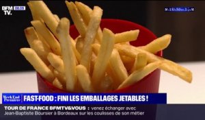 Les emballages jetables seront interdits dans les fast-food à partir du 1er janvier