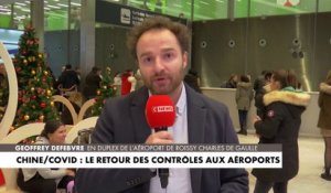 Chine/Covid : «Le retour des contrôles aux aéroports»