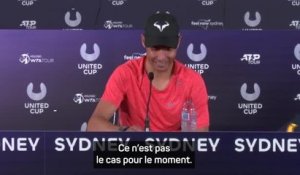 United Cup - Nadal : "Arrêtez avec ma retraite"